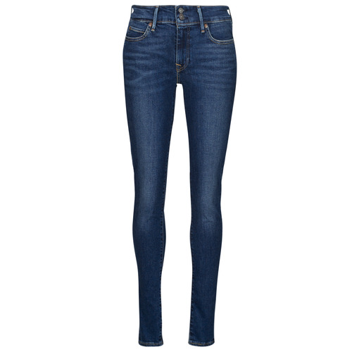 Υφασμάτινα Γυναίκα Skinny jeans Levi's 711 DOUBLE BUTTON Μπλέ