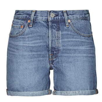 Υφασμάτινα Γυναίκα Σόρτς / Βερμούδες Levi's 501® ROLLED SHORT Μπλέ