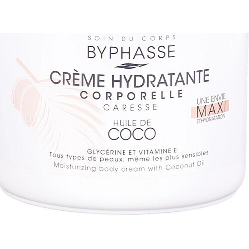 beauty Γυναίκα Ενυδατικές και θρεπτικές κρέμες Byphasse Moisturizing Body Cream with Coconut Oil 500ml Other