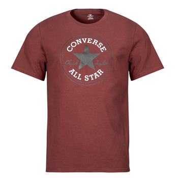 Υφασμάτινα T-shirt με κοντά μανίκια Converse CHUCK PATCH TEE CHERRY DAZE Bordeaux