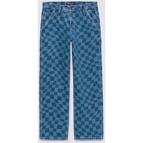 Υφασμάτινα Άνδρας Παντελόνια Vans Drill chore carp checkboard denim pant Μπλέ