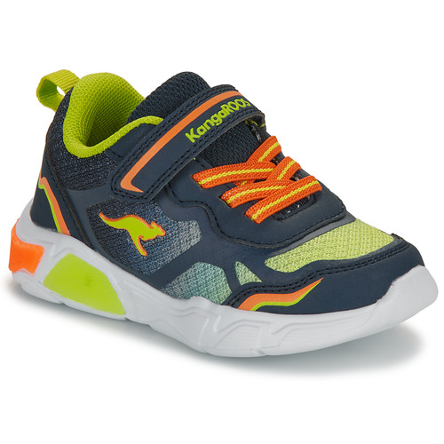 Παπούτσια Αγόρι Χαμηλά Sneakers Kangaroos K-SLB Lighto EV Marine / Yellow