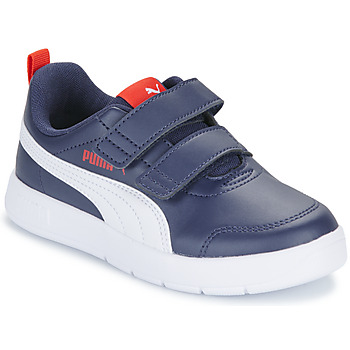 Παπούτσια Αγόρι Χαμηλά Sneakers Puma Courtflex V3 V PS Marine / Άσπρο / Red