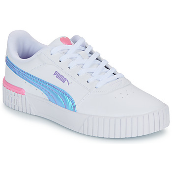 Παπούτσια Κορίτσι Χαμηλά Sneakers Puma Carina 2.0 Bouncy Sky Jr Άσπρο / Ροζ / Μπλέ