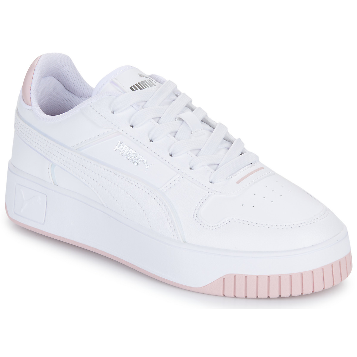 Παπούτσια Κορίτσι Χαμηλά Sneakers Puma Carina Street Holo 2.0 Jr Άσπρο / Ροζ