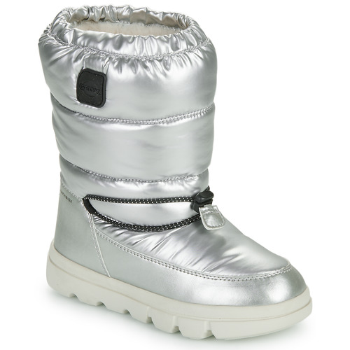 Παπούτσια Κορίτσι Snow boots Geox J WILLABOOM GIRL B A Silver