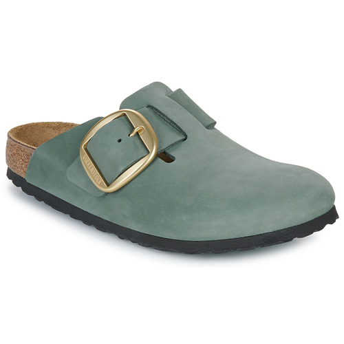 Παπούτσια Γυναίκα Σαμπό Birkenstock Boston Big Buckle LENB Thyme Grey / Μπλέ