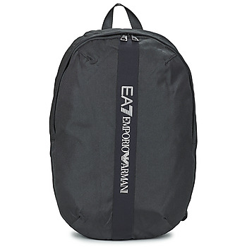 Τσάντες Σακίδια πλάτης Emporio Armani EA7 TRAIN LOGO SERIES U BACKPACK Black / Άσπρο