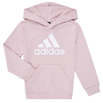 Υφασμάτινα Αγόρι Φούτερ Adidas Sportswear Essentials Logo Hoodie Ροζ / Άσπρο