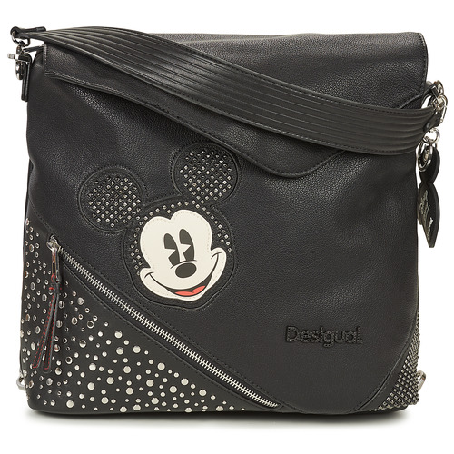 Τσάντες Γυναίκα Σακίδια πλάτης Desigual BACK MICKEY STUDSTYLE JERSEYMAX PU BLACK Black