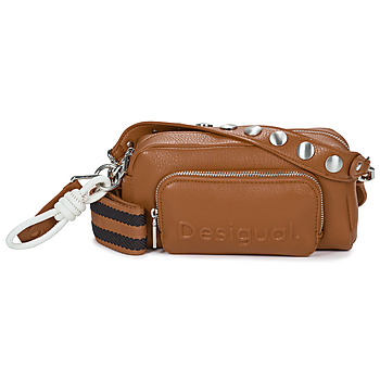 Τσάντες Γυναίκα Τσάντες ώμου Desigual BAG HALF LOGO FW24 PRADES CONT Brown