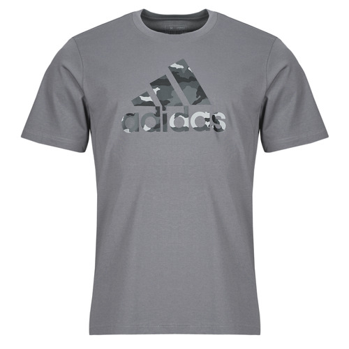 Υφασμάτινα Άνδρας T-shirt με κοντά μανίκια Adidas Sportswear Camo Badge of Sport Graphic T-Shirt Grey