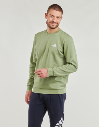 Υφασμάτινα Άνδρας Φούτερ Adidas Sportswear FEELCOZY ESSENTIALS FLEECE SWEATSHIRT Green