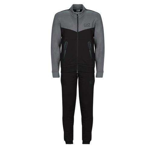 Υφασμάτινα Άνδρας Σετ από φόρμες Emporio Armani EA7 ATHLETIC COLORBLOCK TRACKSUIT Black / Grey