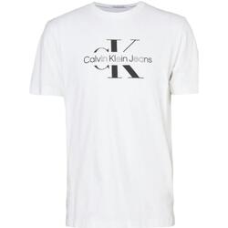 Υφασμάτινα Άνδρας T-shirt με κοντά μανίκια Calvin Klein Jeans  Άσπρο