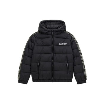 Υφασμάτινα Παιδί Μπουφάν Guess PADDED LS JACKET W/ZIP_MINI ME Black