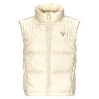 Υφασμάτινα Γυναίκα Μπουφάν Guess NEW 4G LOGO PADDED VEST Beige