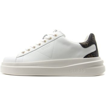 Παπούτσια Γυναίκα Sneakers Guess ELBINA SNEAKERS WOMEN ΚΑΦΕ- ΛΕΥΚΟ- ΜΠΕΖ