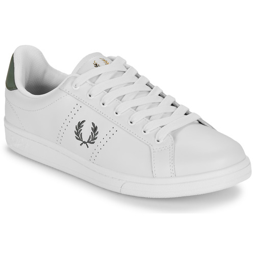 Παπούτσια Άνδρας Χαμηλά Sneakers Fred Perry B721 LEATHER Άσπρο / Green