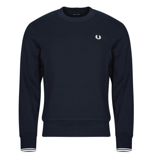 Υφασμάτινα Άνδρας Φούτερ Fred Perry CREW NECK SWEATSHIRT Marine