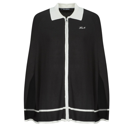 Υφασμάτινα Γυναίκα Παλτό Karl Lagerfeld COLLAR CAPE Black