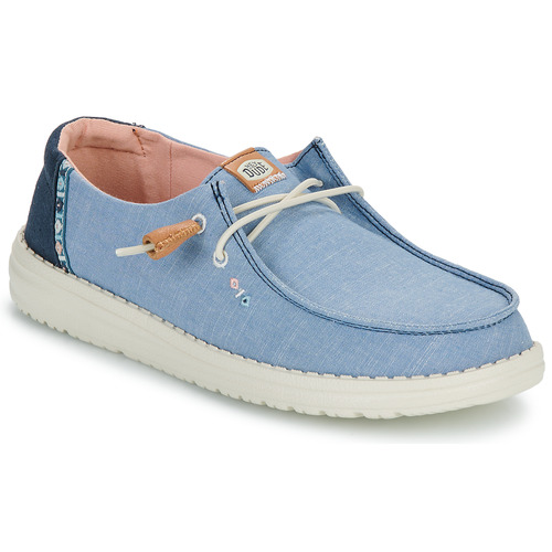 Παπούτσια Γυναίκα Slip on HEYDUDE Wendy Chambray Boho Μπλέ / Marine