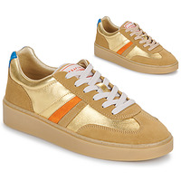 Παπούτσια Γυναίκα Χαμηλά Sneakers Serafini COURT Gold / Camel