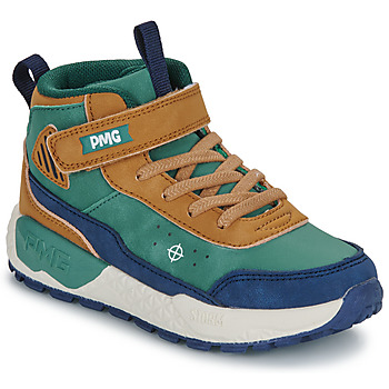 Παπούτσια Αγόρι Ψηλά Sneakers Primigi B&G STORM Green / Cognac / Μπλέ