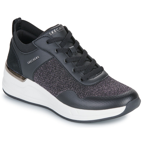 Παπούτσια Γυναίκα Χαμηλά Sneakers Skechers BILLION 2 Black / Silver