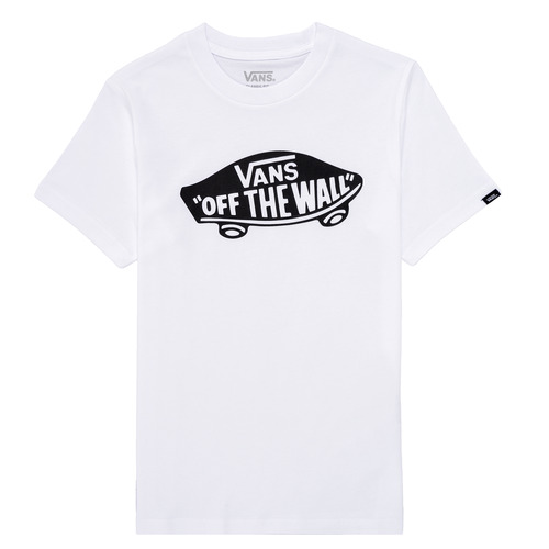 Υφασμάτινα Παιδί T-shirt με κοντά μανίκια Vans STYLE 76 SS Άσπρο