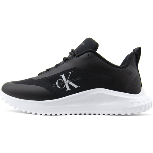 Παπούτσια Γυναίκα Sneakers Calvin Klein Jeans EVA LOW LACE SNEAKERS WOMEN ΛΕΥΚΟ- ΜΑΥΡΟ