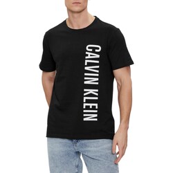 Υφασμάτινα Άνδρας Πόλο με μακριά μανίκια  Calvin Klein Jeans KM0KM00998 Black