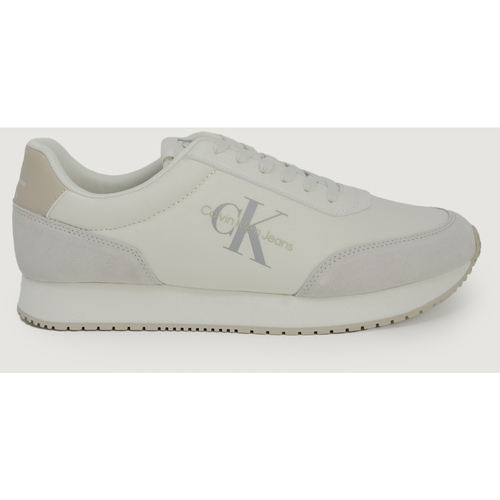 Παπούτσια Άνδρας Sneakers Calvin Klein Jeans RETRO RUNNER LOW MIX YM0YM01032 Άσπρο