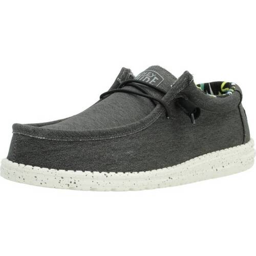 Παπούτσια Άνδρας Derby HEYDUDE WALLY STRETCH CANVAS Black