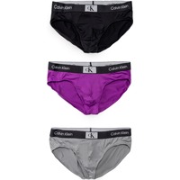 Εσώρουχα Άνδρας Boxer-Καλσόν Calvin Klein Jeans HIP BRIEF 3PK 000NB3531A Violet