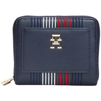 Τσάντες Γυναίκα Πορτοφόλια Tommy Hilfiger CORPORATE ZIP AROUND MEDIUM WALLET WOMEN ΚΟΚΚΙΝΟ- ΛΕΥΚΟ- ΜΠΛΕ