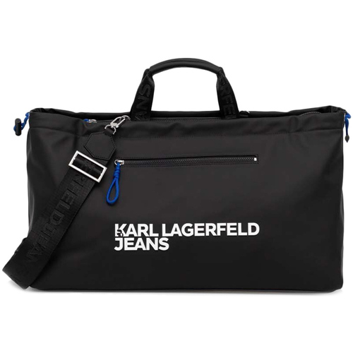 Τσάντες Άνδρας Τσάντες Karl Lagerfeld UTILITY TRAVEL BAG MEN ΛΕΥΚΟ- ΜΑΥΡΟ