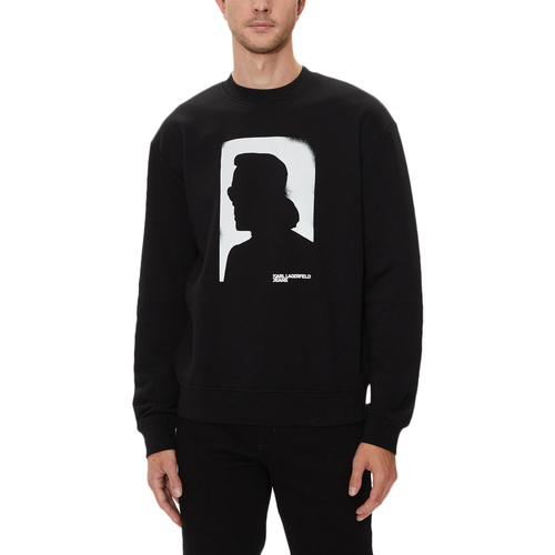 Υφασμάτινα Άνδρας Φούτερ Karl Lagerfeld GRAPHIC REGULAR FIT SWEATSHIRT MEN ΛΕΥΚΟ- ΜΑΥΡΟ