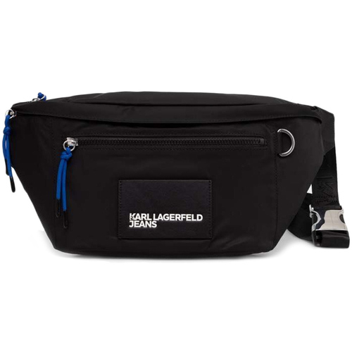 Τσάντες Άνδρας Τσάντες Karl Lagerfeld STREET NYLON EXTRA LARGE BUMBAG MEN ΜΑΥΡΟ