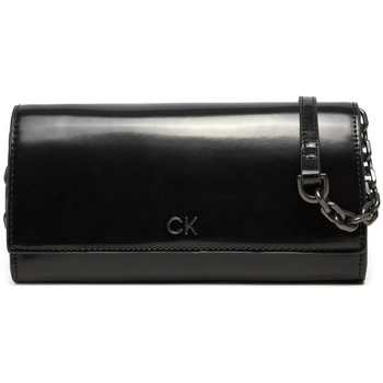 Τσάντες Γυναίκα Τσάντες Calvin Klein Jeans SHINY LOGO DAILY SMALL SHOULDER BAG WOMEN ΜΑΥΡΟ