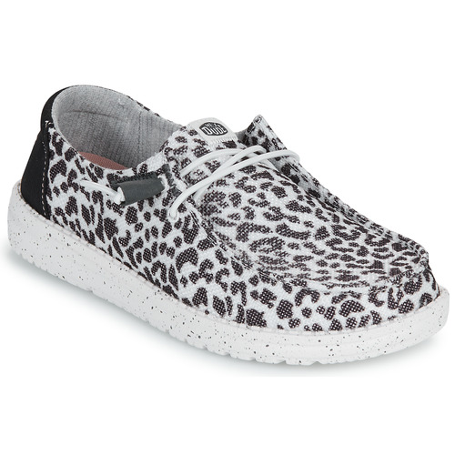 Παπούτσια Γυναίκα Slip on HEYDUDE Wendy Leopard Black / Grey