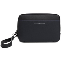 Τσάντες Άνδρας Τσάντες Tommy Hilfiger BUSINESS LEATHER WASHBAG MEN ΜΑΥΡΟ