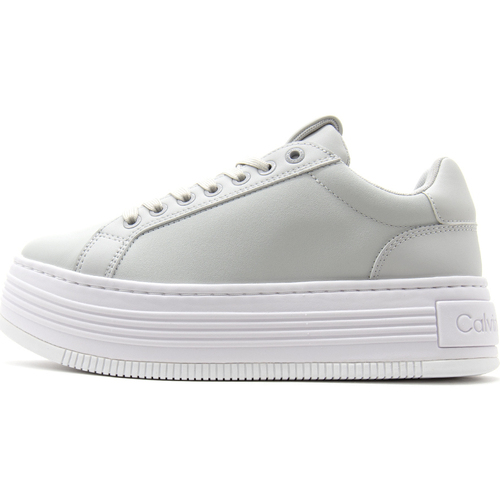 Παπούτσια Γυναίκα Sneakers Calvin Klein Jeans BOLD LOW PLATFORM SNEAKERS WOMEN ΓΚΡΙ