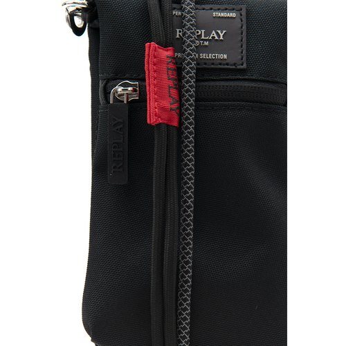 Replay MINI CROSSBODY BAG WOMEN ΜΑΥΡΟ