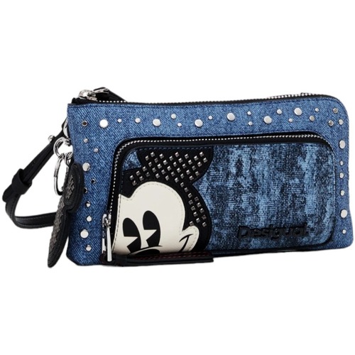 Τσάντες Γυναίκα Pouch / Clutch Desigual MONE_MICKEY DEN 24WAYP34 Μπλέ