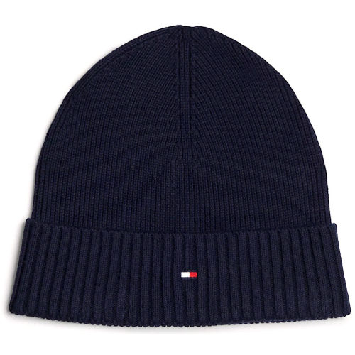 Αξεσουάρ Άνδρας Σκούφοι Tommy Hilfiger COTTON FLAG BEANIE MEN ΜΠΛΕ