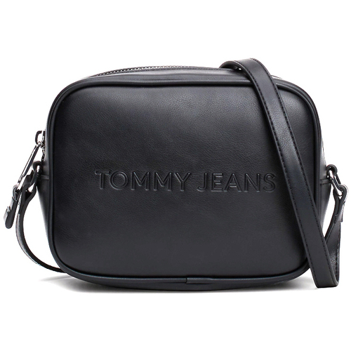 Τσάντες Γυναίκα Τσάντες Tommy Hilfiger TOMMY JEANS EMBOSSED LOGO CAMERA BAG WOMEN ΜΑΥΡΟ