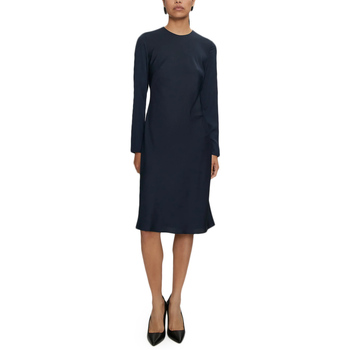 Υφασμάτινα Γυναίκα Φορέματα Calvin Klein Jeans FLARE REGULAR FIT MIDI DRESS WOMEN ΜΠΛΕ