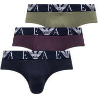 Εσώρουχα Άνδρας Boxer-Καλσόν Emporio Armani EA7 3 PACK BRIEF 111734 4F715 Μπλέ