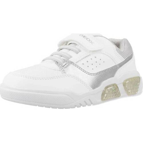 Παπούτσια Αγόρι Sneakers Geox J ILLUMINUS BOY Άσπρο